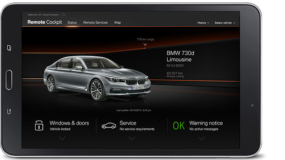 BMW 7 Serisi Sedan Uygulamalar