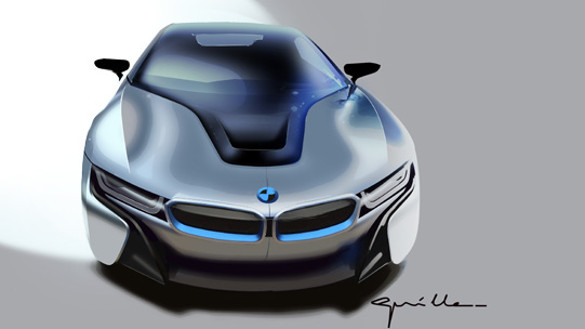 BMW i Serisi i8 Tasarim